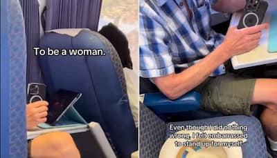 US Woman Spots Man Secretly Taking Her Photos On Train; Confrontation