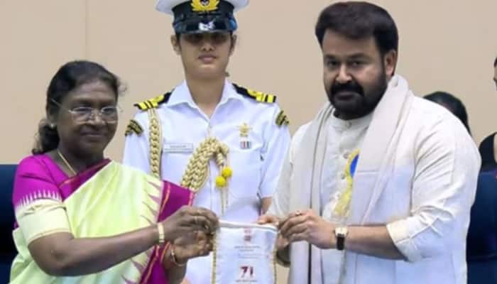 71st National Film Awards: Mohanlal Honoured With Dadasaheb Phalke Lifetime Achievement Award By President Droupadi Murmu
