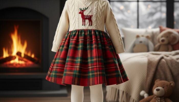 Winter Wonders: 4 Stylish &amp; Cozy Dresses Every Little Girl Needs This Season! 