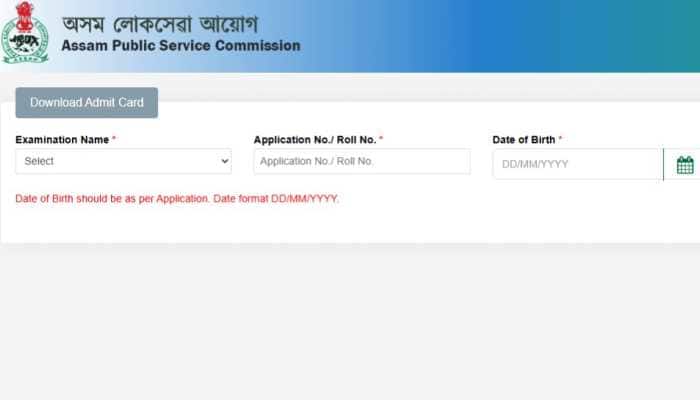 APSC CCE Mains Admit Card 2025 Released At apsc.nic.in- Check Direct Link to Download Hall Ticket Here