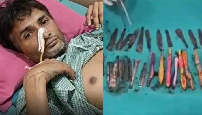 Addiction In De-Addiction Center: Ghaziabad Man On Rehabilitation Swallows 29 Spoons,19 Toothbrushes In Bizarre Incident