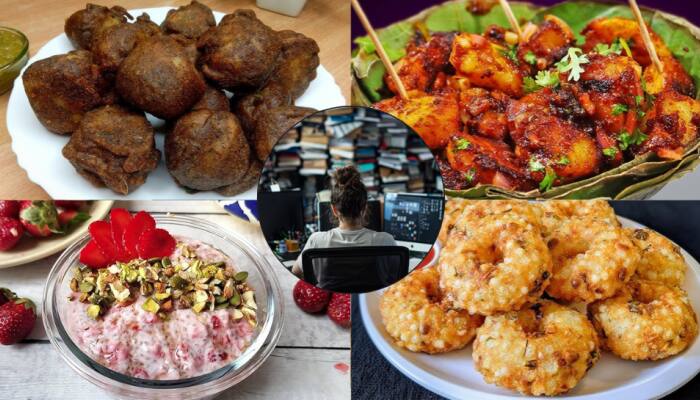 Navratri 2025, Happy Navratri 2025, Navratri 2025 food, easy Navratri office recipes, Navratri fasting recipes, vrat snacks for office, quick Navratri food, sabudana khichdi office lunch, fasting food ideas, Navratri tiffin recipes, healthy Navratri food 2025, office-friendly fasting meals