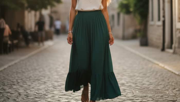Women's Elegant Everyday Maxi Skirt.