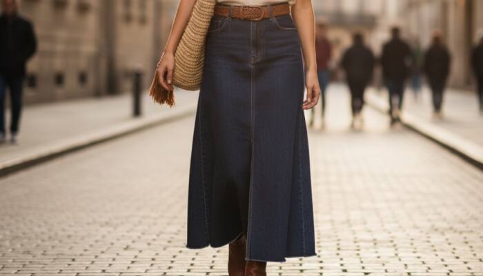 Denim Skirts To Upgrade Your Daily Wardrobe At Myntra