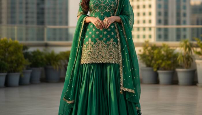 Kurti Sharara To Spice up your ethnic look in Myntra Big Fashion Festival.