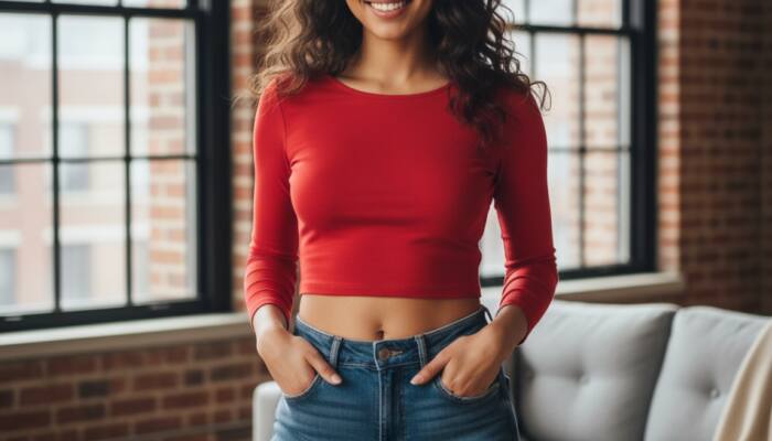 Top Stylish Red Tops To Buy at  Myntra.