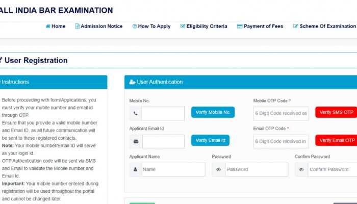 AIBE 20 Registration 2025 Begins Today At allindiabarexamination.com- Check Direct Link To Apply Here