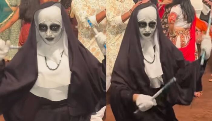 Nun-Sense! This Woman's Garba Outfit Is The 'Best Dressed' Chaos Of Navratri | VIRAL VIDEO