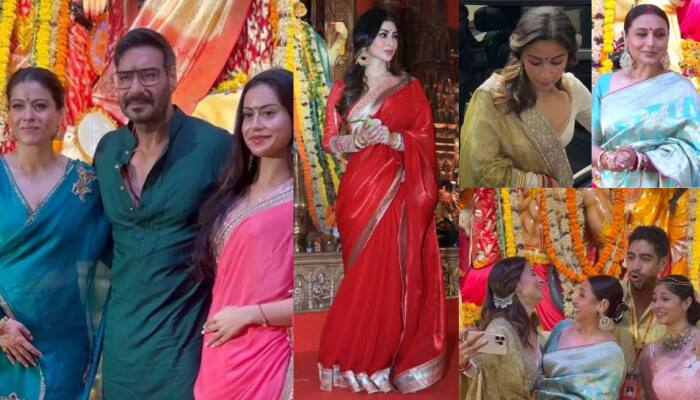 Durga Puja 2025, Maha Navami 2025, Happy Durga Ashtami 2025, Durga Ashtami, Maha Navami 2025 celeb looks, Kajol Durga Puja look, Ajay Devgn Durga Puja pics, Rani Mukerji Durga Puja 2025, Kajol, Rani Mukerji, Ranbir Kapoor, Jaya Bachchan, Bipasha Basu, Sushmita Sen, Mouni Roy Durga Puja look, Bipasha Basu Karan Singh Grover Devi Durga Puja, Priyanka Chopra Durga Puja pics, Sushmita Sen Durga Puja 2025, Ranbir Kapoor Durga Puja pandal, Bollywood Durga Puja celebrations 2025, celebrity festive fashion 2025