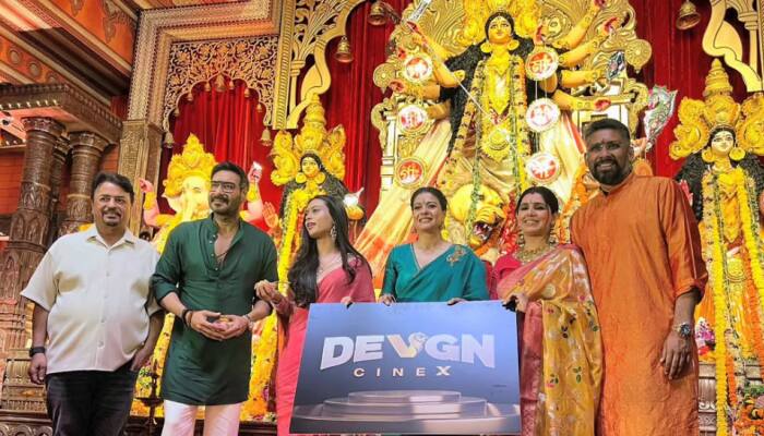 Ajay Devgn &amp; Kajol Embark On A New Journey On Maha Navami 2025