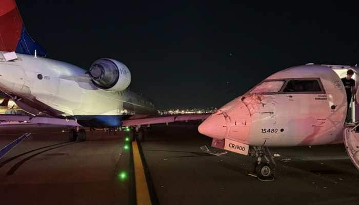 Two Delta Jets Collide At LaGuardia Airport; Wing Detached, One Injured