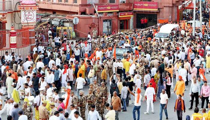 Uttar Pradesh CM Yogi Adityanath Participates In 'Vijay Shobha Yatra' On Vijayadashami
