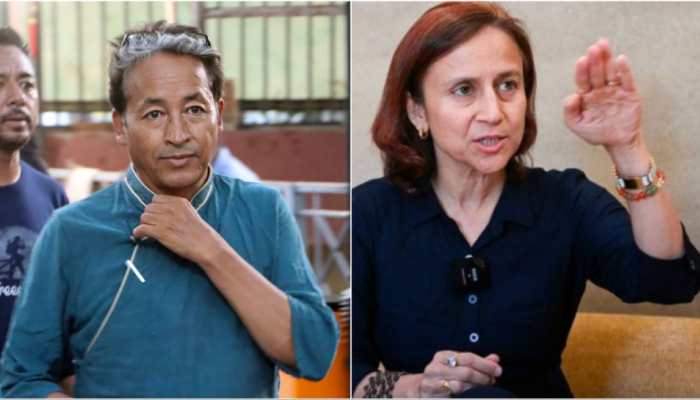 Sonam Wangchuk's Wife Gitanjali J Angmo Moves Supreme Court Over Ladakh Arrest, Detention | VIDEO