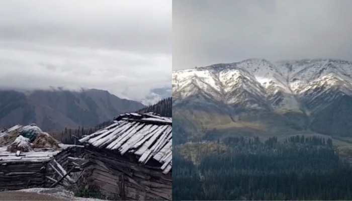 Kashmir Sees Season’s First Snowfall; IMD Warns Of More Snow, Issues Advisory