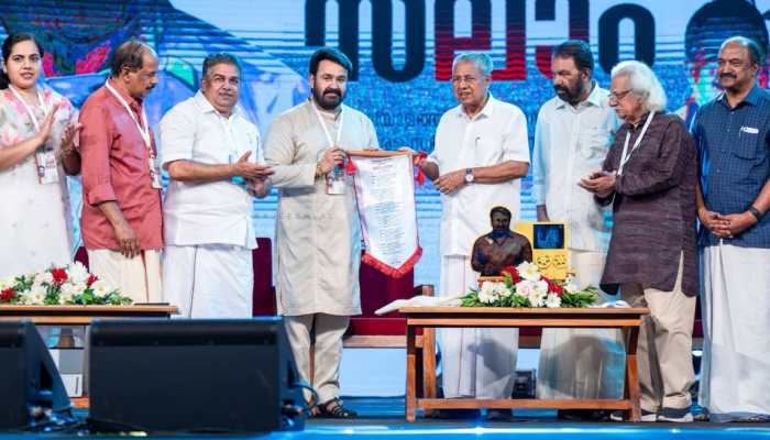  Mohanlal Honoured By Kerala Government After Dadasaheb Phalke Win, Gets Emotional Remembering His Early Days In Cinema