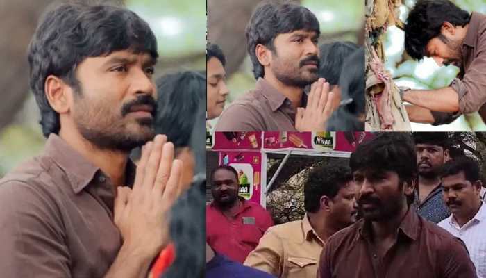 Idli Kadai Actor Dhanush Visits Ancestral Temple, Treats People From His Village To A Feast