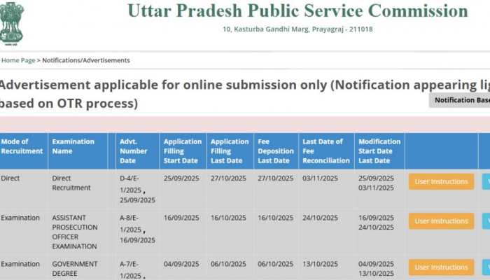 UPPSC Assistant Professor Recruitment 2025: Registration Ends Today At uppsc.up.nic.in- Check Direct Link To Apply