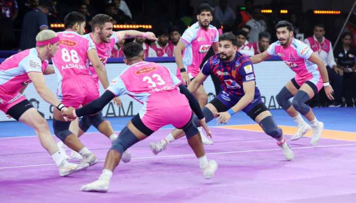 PKL 12: Ashu, Sandeep Shine As Dabang Delhi Compete Double Over Jaipur Pink Panthers