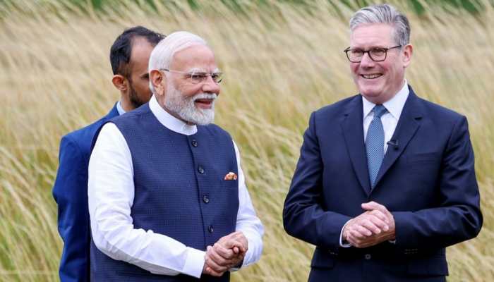 UK PM Keir Starmer Arrives In Mumbai For First Official Visit