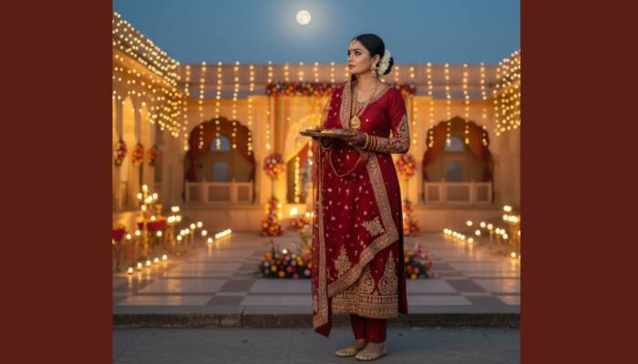 Kurta Sets for Karwa Chauth: Elegant Festive Looks for Every Woman