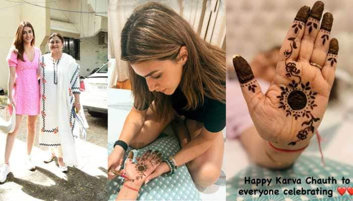 On Karwa Chauth 2025, Kriti Sanon Turns Her Mother's Personal Mehendi Artist