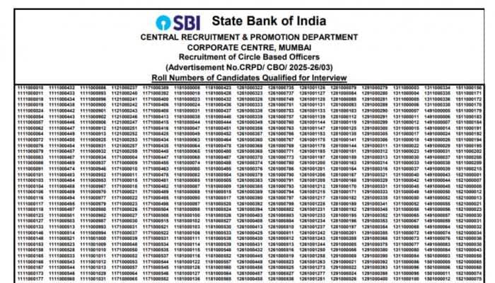 SBI CBO Result 2025 OUT At sbi.bank.in- Check Direct Link To Download Here