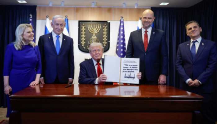 Great And Beautiful Day: Trump Writes In Knesset Guestbook As Hamas Releases 20 Hostages