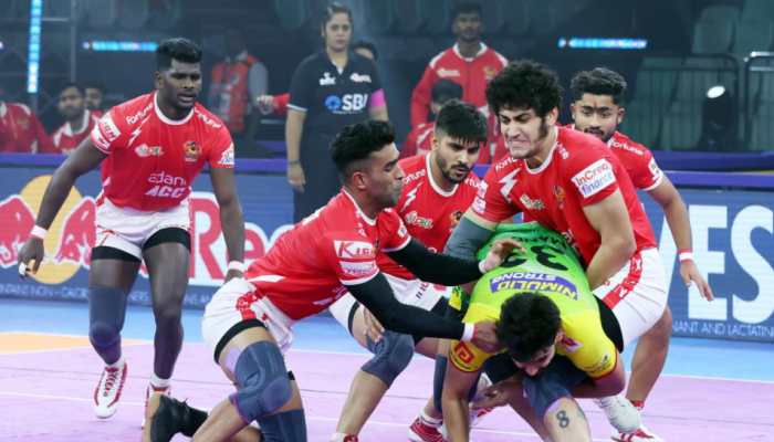 PKL 12: Shadloui's All-round Show, Himanshu’s Super 10 Guides Gujarat Giants To Crucial Victory Against Patna Pirates