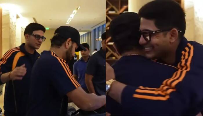 Jab Rohit Met Shubman: Rohit’s Friendly Hug Steals Fans’ Hearts - Video Goes Viral