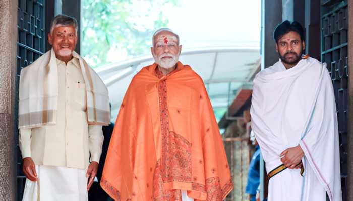 PM Modi Visits Srisailam Temple In Andhra Pradesh, Offers Prayers For Well-being Of Indians