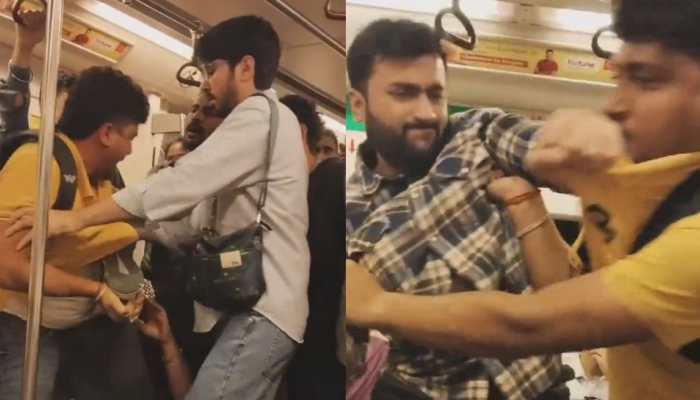 'Uncle Ji Toh Purane Sher Nikle': Delhi Metro Brawl Video Sparks Hilarious Reactions Online