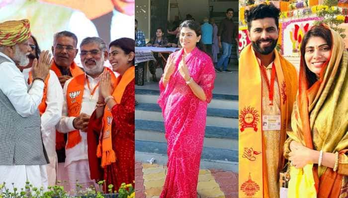 Meet Rivaba Jadeja: Cricketer Ravindra Jadeja's Wife, BJP MLA Takes Oath As Gujarat Cabinet Minister