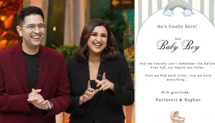 Parineeti Chopra And Raghav Chadha Announce Arrival Of Baby Boy On Choti Diwali- Check Post