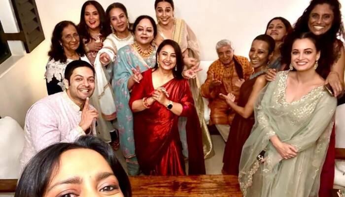 Diwali 2025: Shabana Azmi &amp; Javed Akhtar Host Joyous Celebration With ‘Dher Saara Pyar’ Gang; Dia Mirza, Vidya Balan, Ali Fazal Join In
