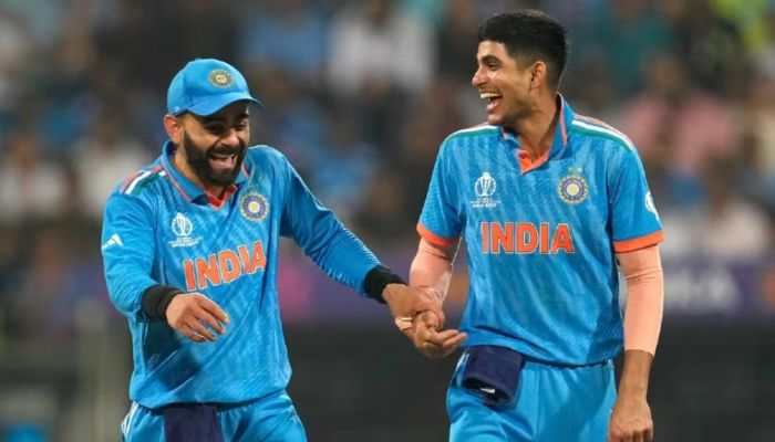 Virat Kohli Returns: Guides Shubman Gill As India Falters In 1st ODI vs Australia, Video Goes Viral - Watch