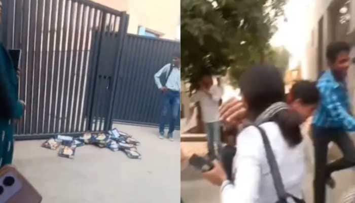 Viral Video: Employees Throw Away Soan Papdi At Company's Gate, Denied To Accept It As Diwali Gift; Netizens React