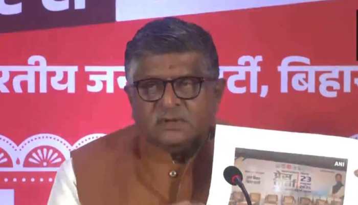 'Every Party's Symbol Was There, But Rahul Gandhi's Photo Was Missing': Ravi Shankar Prasad Mocks Mahagathbandhan As ‘Weak Alliance’