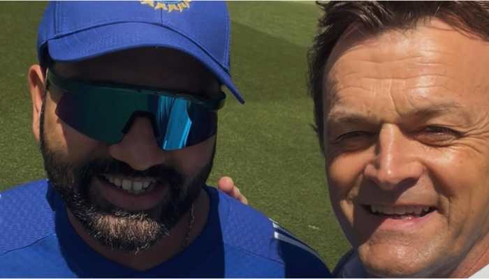 From IPL Teammates To Cricket Legends: Rohit Sharma And Adam Gilchrist Share A Special Moment Before 2nd ODI