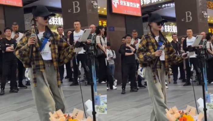 Watch: Chinese Girl’s Street Performance On Shah Rukh Khan’s ‘Aankhen Khuli Hain Ya Ho Band’ Impresses Netizens