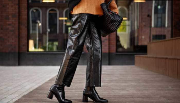 Stylish Women’s Leather Trousers