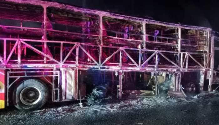 Kurnool Bus Accident: 20 Die, 12 Injured After Volvo Catches Fire In Andhra Pradesh | VIDEO