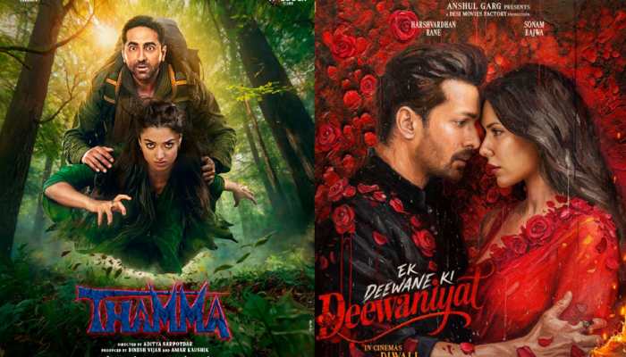 Thamma vs Ek Deewane Ki Deewaniyat Day 3 Box Office Collection: Ayushmann Khurrana-Rashmika Mandanna's Film Crosses Rs 50 Cr