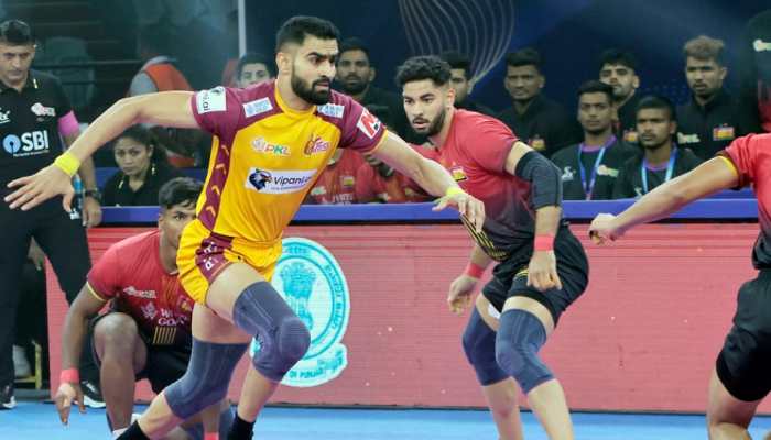 PKL 12: Super 10s From Bharat, Vijay Help Telugu Titans Clinch Mini-Qualifier vs Bengaluru Bulls; Reach Eliminator 3