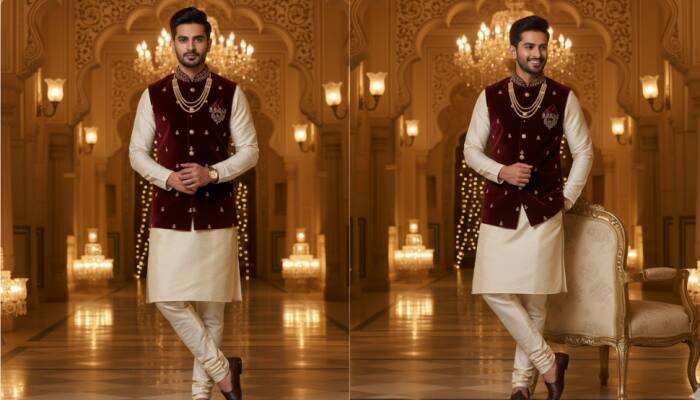 4 Men’s Wedding Kurta Sets with Jackets to Elevate Your Festive Look