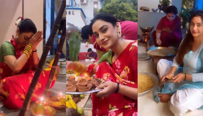 Chhath Puja 2025: TV Actress Rati Pandey Performs Chhath Rituals, Shares Glimpse Of Her Traditional Celebration