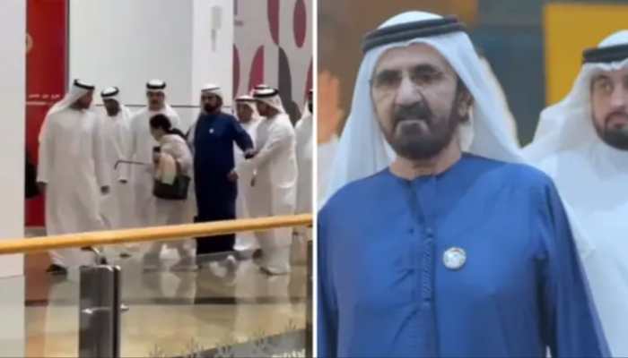 Viral Video: Dubai Ruler Sheikh Mohammed Stops Security To Let Unaware Woman Pass, Netizens Shower Praise