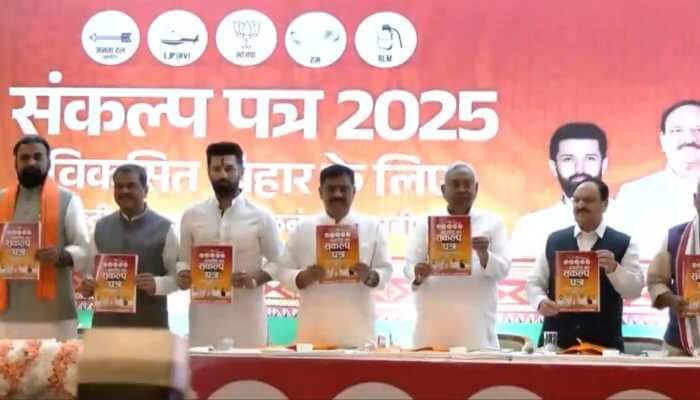 Bihar NDA Manifesto: 1 Crore Govt Jobs, Metro In 4 Cities, 7 New Expressways And More - NDA Unveils Its 'Sankalp Patra'