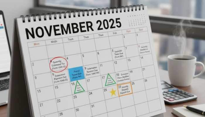 Mark Your Calendar! Important Income Tax Dates To Remember In November 2025