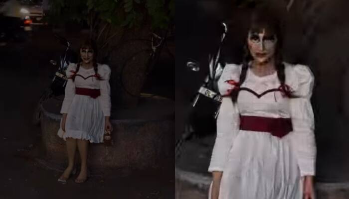 Annabelle In Delhi? Halloween Makeup Video Goes Viral - People Gasp, Run Away, Get Scared | WATCH 