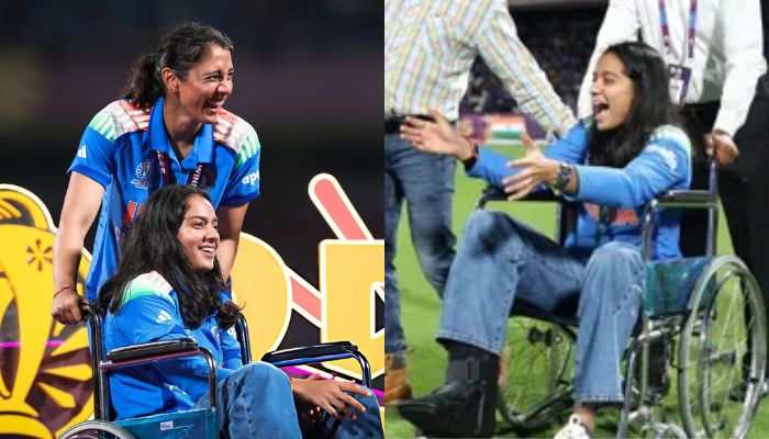 Wheelchair, Tricolour &amp; Tears: Pratika Rawal’s Emotional Entry as India Lift Women’s World Cup 2025 - Watch Viral Video